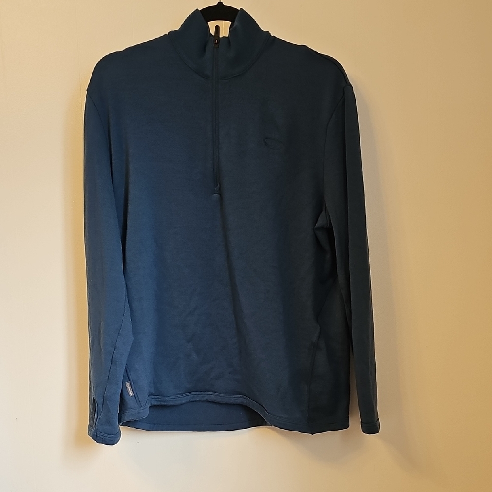 Icebreaker Men's Deep Blue Zip-Up Sweater